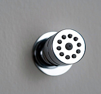 Bossini Tondo-Gom Душевая форсунка настенная d4,5x5,4 см, цвет: chrome I00137.030