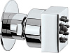 Bossini Cubic-Gom Душевая форсунка настенная d4,5x5,4 см, цвет: chrome I00135.030