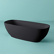 ArtCeram Hoop Ванна из Livingtec отдельностоящая 170x70 см, цвет: matt black ACW002 17