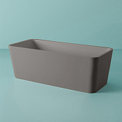ArtCeram Square Ванна из Livingtec отдельностоящая 180x80 см, цвет: grey olive ACW004 15