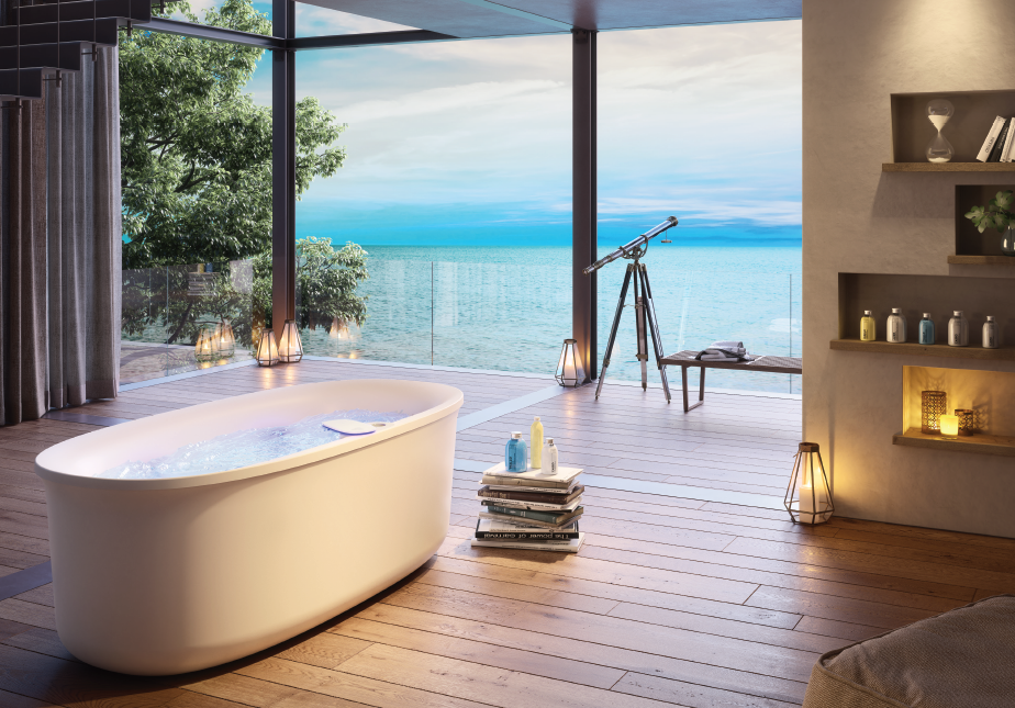 Jacuzzi Arga Ванна 175x85xh57 см, отдельностоящая, цвет белый глянцевый ARG101C0118