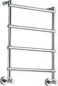 Margaroli Sole 442 Полотенцесушитель водяной для ГВС 43,5х71h (int 37) нижнее, цвет: chrome 4423704CRN