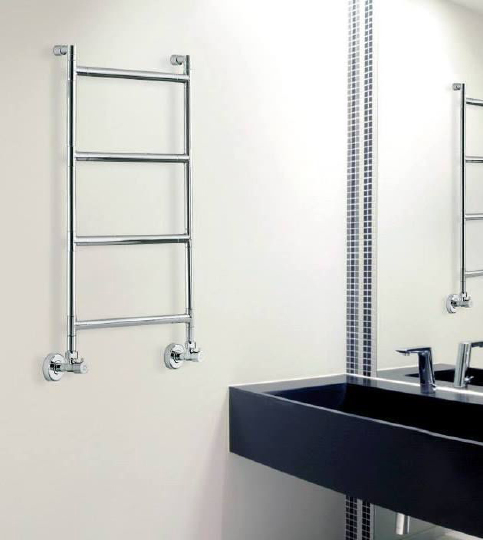Margaroli Sereno 482 Полотенцесушитель водяной для ГВС 39х79h (int 32,5) нижнее, цвет: chrome 4823204CRN
