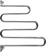 Margaroli Vento 405 Полотенцесушитель водяной для ГВС 60х70,5h (int 63,5) вертикальное, цвет: chrome 405CR