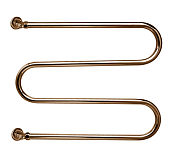 Margaroli Vento 402 Полотенцесушитель водяной для ГВС 60х54h int 47, вертик. цвет: bronze/old brass 402OB