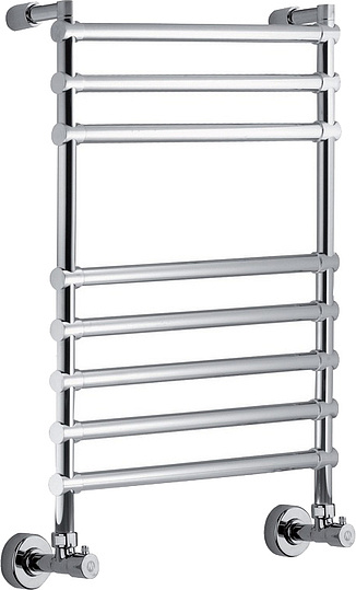 Margaroli Sole 464/8 Полотенцесушитель водяной для ГВС 53,5х76h (int 47), нижнее, цвет: chrome 4644708CRN