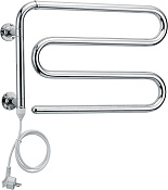 Margaroli Arcobaleno 610 Полотенцесушитель электрический поворотный 50х35h (22), шнур, цвет: chrome 610CRC