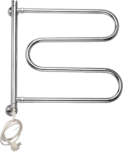 Margaroli Vento 500 Полотенцесушитель электрический поворотный 55х61h (57,5), шнур, цвет: chrome 500CRC