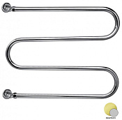 Margaroli Vento 402 Полотенцесушитель водяной для ГВС 60х54h (int 47), вертикальн, цвет: chrome/gold 402CRGD