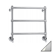 Margaroli Sole 440 Полотенцесушитель водяной для ГВС 53,5х52h (int 47) нижнее, цвет: white/chrome 4404703WCN