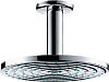 Hansgrohe Raindance S Верхний душ 18 см, 1 вид струи, кронштейн потолочный 10 см, цвет: хром 27478000