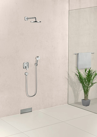 Hansgrohe Crometta S Верхний душ 24 см, 1 вид струи, регулируемый угол, цвет: хром 26723000