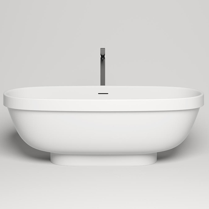 Salini Greca Ванна из S-Stone отдельностоящая 180x80 см, цвет: белый матовый 103121M