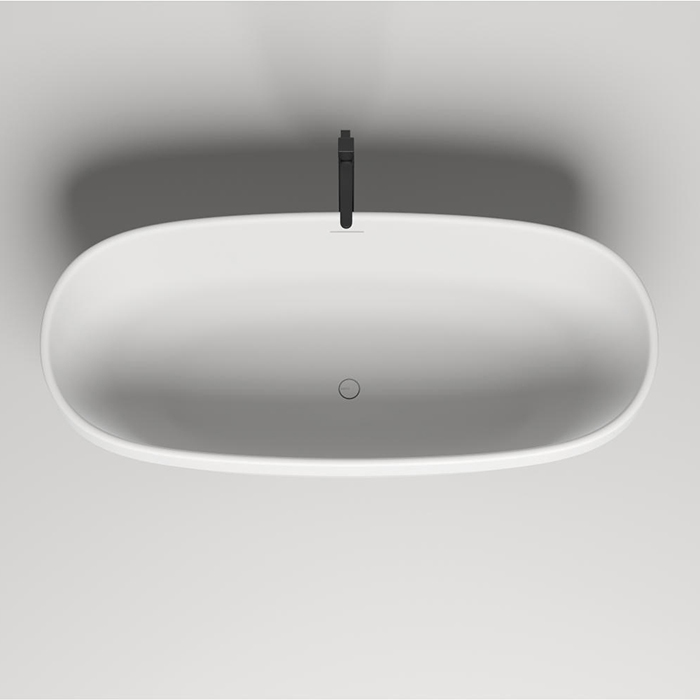 Salini Greca Ванна из S-Stone отдельностоящая 180x80 см, цвет: белый матовый 103121M