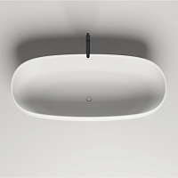 Salini Greca Ванна из S-Stone отдельностоящая 180x80 см, цвет: белый матовый 103121M