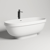 Salini Greca Ванна из S-Stone отдельностоящая 180x80 см, цвет: белый матовый 103121M