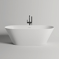 Salini Mona Ванна из S-Stone отдельностоящая 179x80,5 см, цвет: белый матовый 102921M