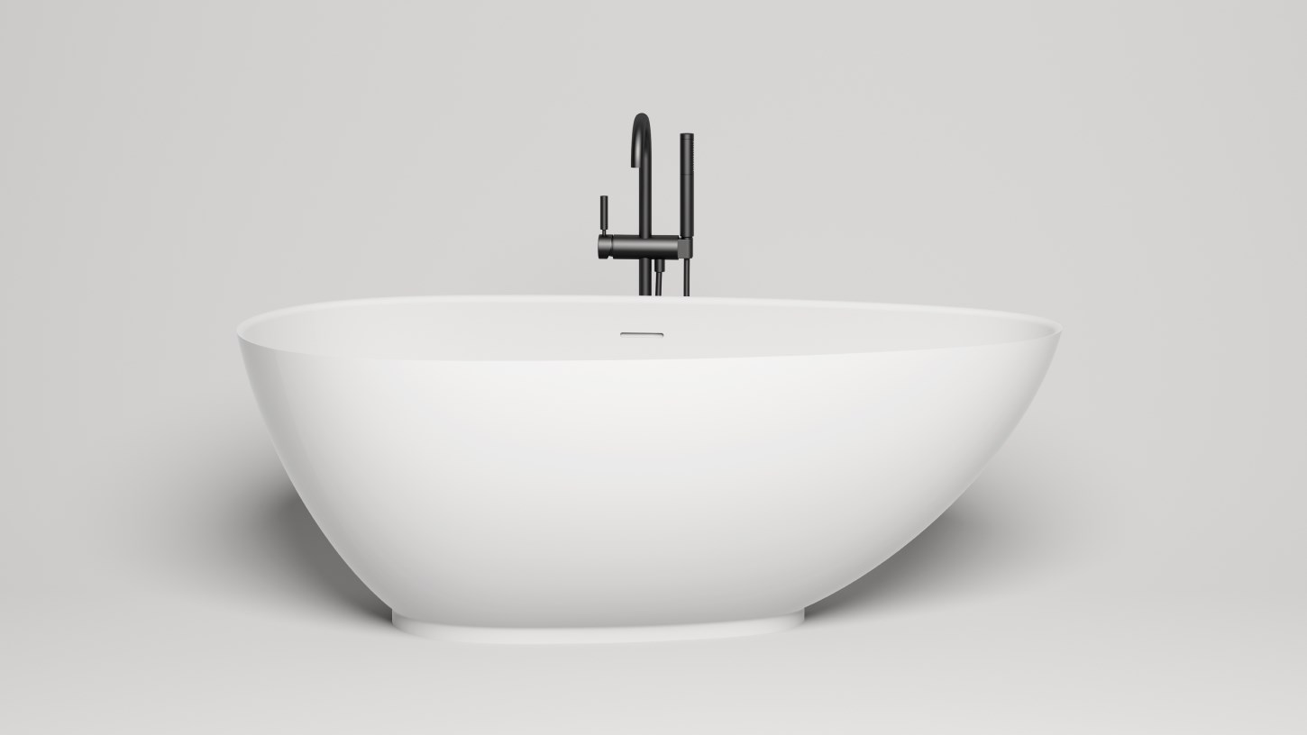 Salini Paola Ванна из S-Stone отдельностоящая 160x77 см, цвет: RAL полностью матовый 101511SMF