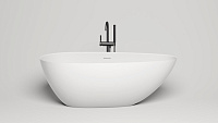 Salini Paola Ванна из S-Stone отдельностоящая 160x77 см, цвет: белый матовый 101611SM