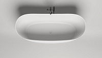 Salini Noemi Ванна из S-Stone отдельностоящая 185x80 см, цвет: белый матовый 101811SM