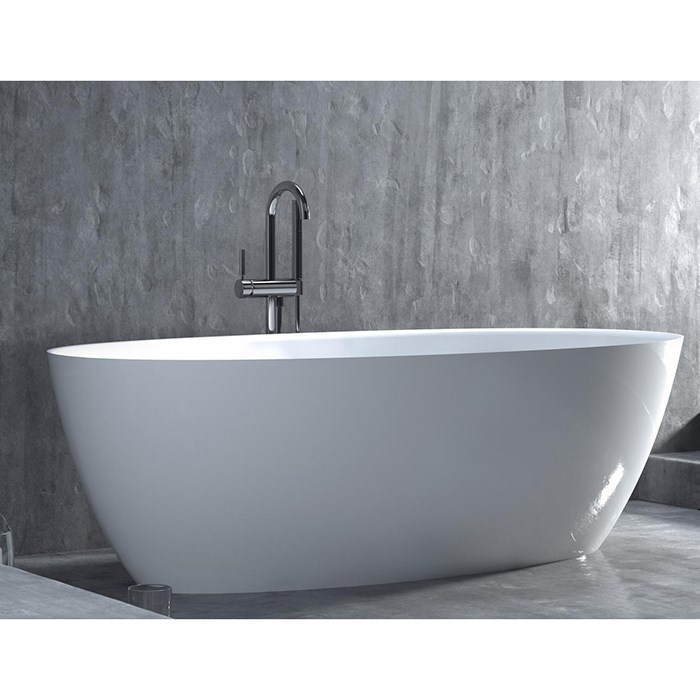 Salini Alda Ванна из S-Sense отдельностоящая 160x70 см, цвет: белый глянцевый 101914G