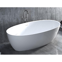 Salini Alda Ванна из S-Sense отдельностоящая 160x70 см, цвет: белый глянцевый 101914G