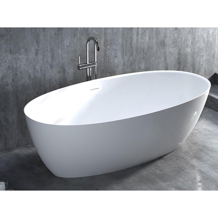 Salini Alda Ванна из S-Stone отдельностоящая 160x70 см, цвет: белый матовый 101924M