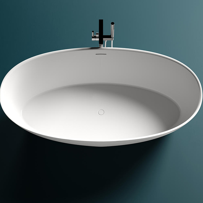 Salini Alda Ванна из S-Sense отдельностоящая 170x80 см, цвет: белый глянцевый 101912G