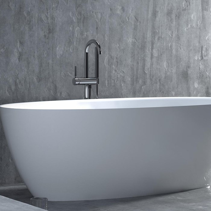 Salini Alda Ванна из S-Sense отдельностоящая 170x80 см, цвет: белый глянцевый 101912G