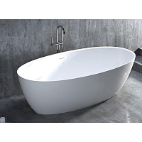 Salini Alda Ванна из S-Stone отдельностоящая 175x92,4 см, цвет: белый матовый 101911SM