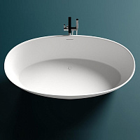 Salini Alda Ванна из S-Stone отдельностоящая 175x92,4 см, цвет: белый матовый 101911SM