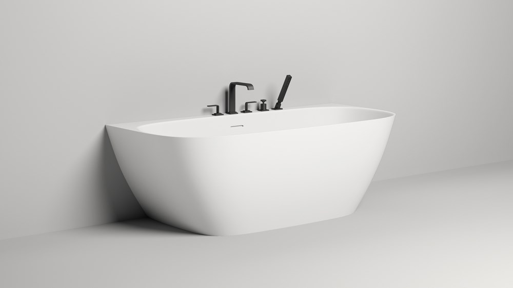 Salini Sofia Ванна из S-Stone пристенная 180x85 см, цвет: RAL полностью матовый 102523MF