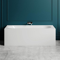 Salini Fabia Ванна из S-Sense пристенная 170x75 см, цвет: белый глянцевый 102611G