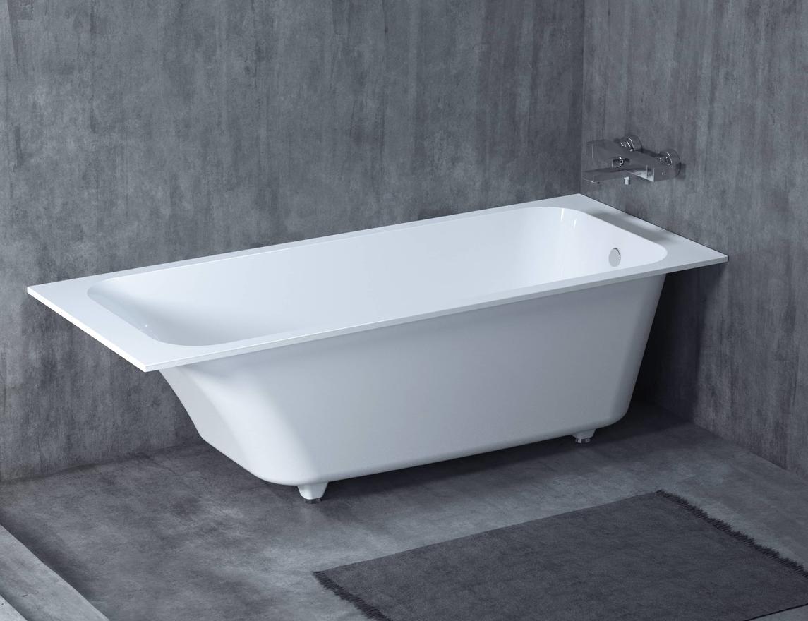 Salini Orlanda Ванна из S-Sense встраиваемая 180x80 см, цвет: RAL полностью матовый 102012MF