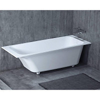 Salini Orlanda Kit Ванна из S-Stone встраиваемая 180x80 см, цвет: белый матовый 102122M