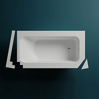 Salini Orlanda Ванна из S-Sense встраиваемая 190x100,4 см, цвет: белый матовый 102014M