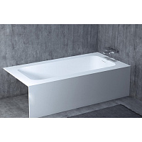 Salini Orlanda Kit Ванна из S-Stone встраиваемая 190x100 см, цвет: белый матовый 102124M