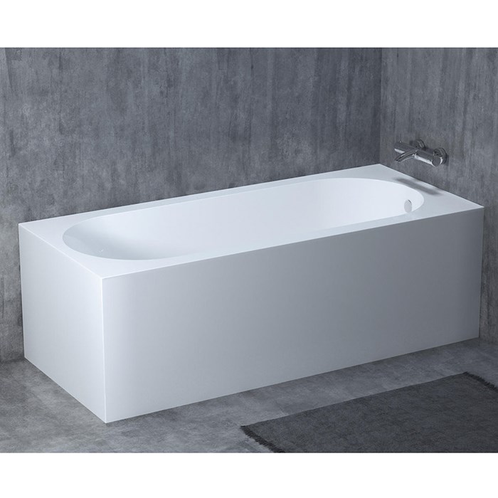 Salini Ornella Kit Ванна S-Stone встраиваемая, прямоугольная, 179х79,4 см, цвет: белый матовый 102422M