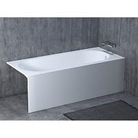 Salini Ornella Kit Ванна S-Stone встраиваемая, прямоугольная, 179х79,4 см, цвет: белый матовый 102422M
