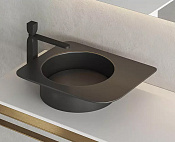 Salini Ninfea 02 S-Stone Раковина накладная 54,5х44,7х12h, матовый цвет: RAL 110521MF