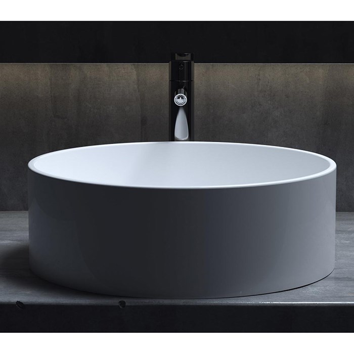 Salini Armonia 02 02 S-Sense Раковина накладная 45х45х15h, цвет: белый глянцевый 130112G