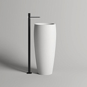 Salini Armonia 03 S-Sense Раковина напольная 47х47х90h, цвет белый глянцевый 130113G