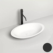 Salini Callista 02 S-Sense Раковина накладная 57,5х35х8,5h, черный глянц., RAL 1101102GF