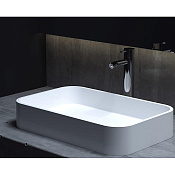 Salini Callista 01 S-Sense Раковина накладная 54,5х34,5х10h, цвет белый глянцевый 1101104G