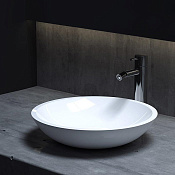 Salini Callista 05 S-Stone Раковина накладная 37х37х8,5h, цвет белый матовый 1101205SM