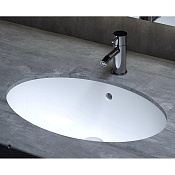 Salini Marea 12 S-Sense Раковина встраиваемая снизу 56,5х39,4 см, цвет: белый глянцевый 1101109G