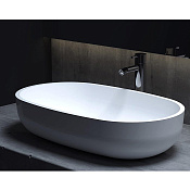 Salini Gloria 05 S-Stone Раковина накладная 64х38,5х14,5h, цвет белый матовый 1102205M