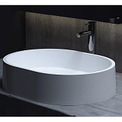 Salini Gloria 10 S-Stone Раковина накладная 56х44х12,5h, цвет белый матовый 1102211M