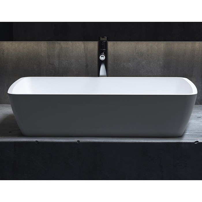 Salini Gloria 11 S-Stone Раковина накладная 65х40х14,5h, цвет белый матовый 1102212M