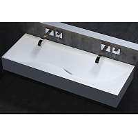 Salini Sonata S-Stone Раковина накладная 120х45х13h, цвет белый матовый 1401201M